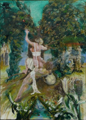  2026 the immanence in adam and eve forever unfinnished 70 x 50 cm